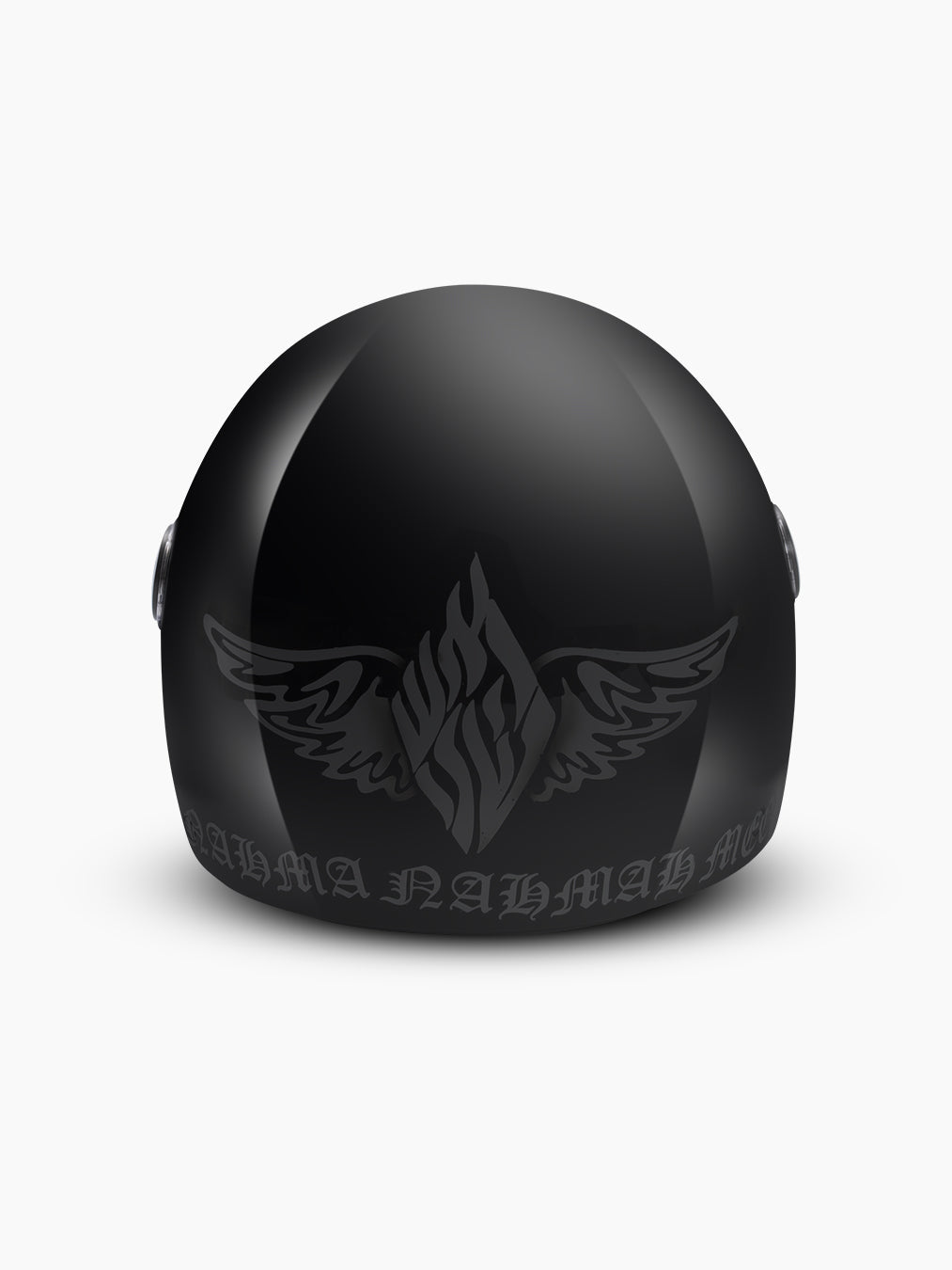 Aesh Sheli Motorcycle Helmet – Full Black Kameart