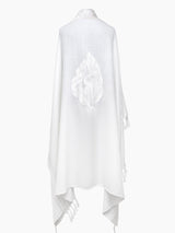Tallit Shema Israel prestige White
