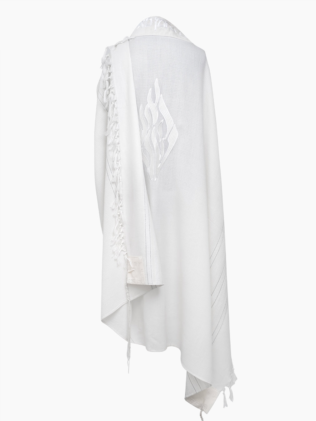 Tallit Nahman Prestige White