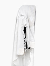 Tallit Nahman Prestige White