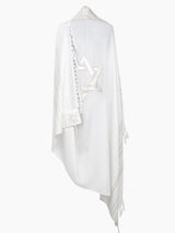 Tallit Maguen David prestige White & Cream
