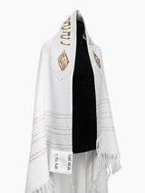 Tallit Nahman prestige Green army & gold