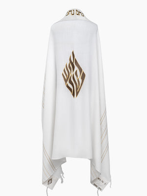 Tallit Nahman prestige Green army & gold