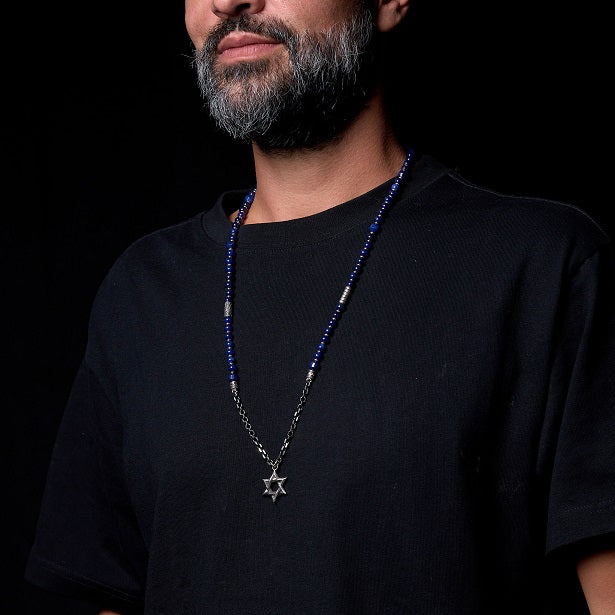 Ilai Large Stone Saphir & White Diamond