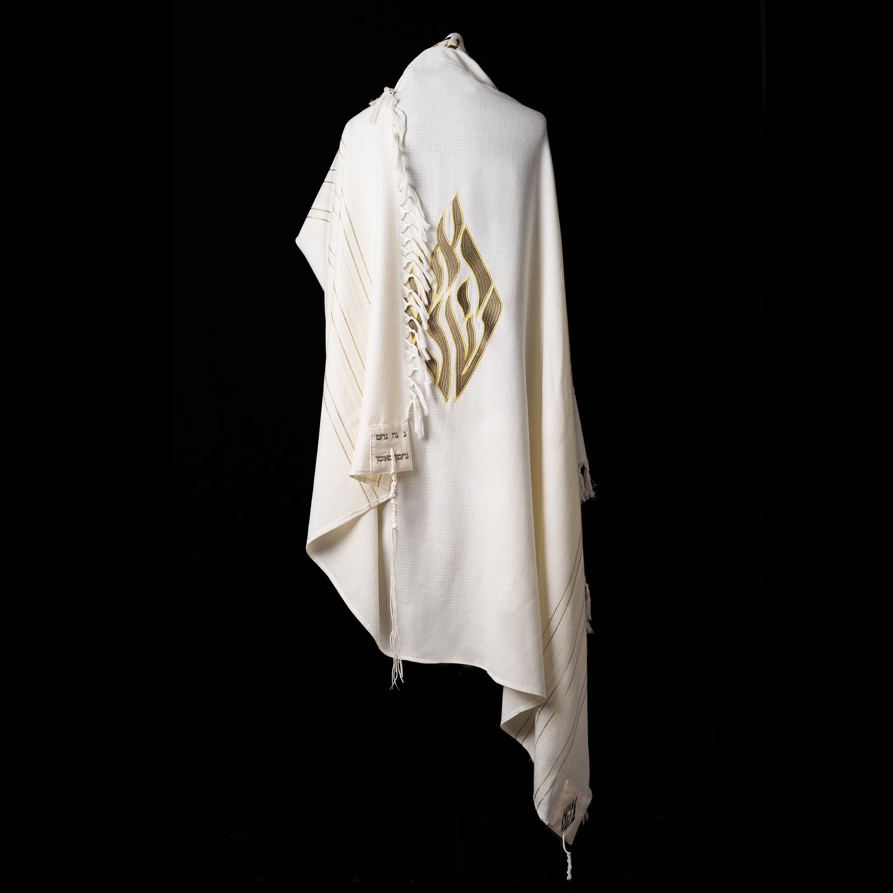 Tallit Nahman prestige Green army & gold