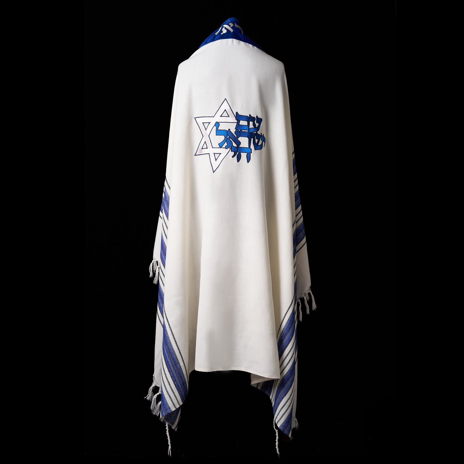 Tallit Am israel Hay Prestige BLUE & GREY