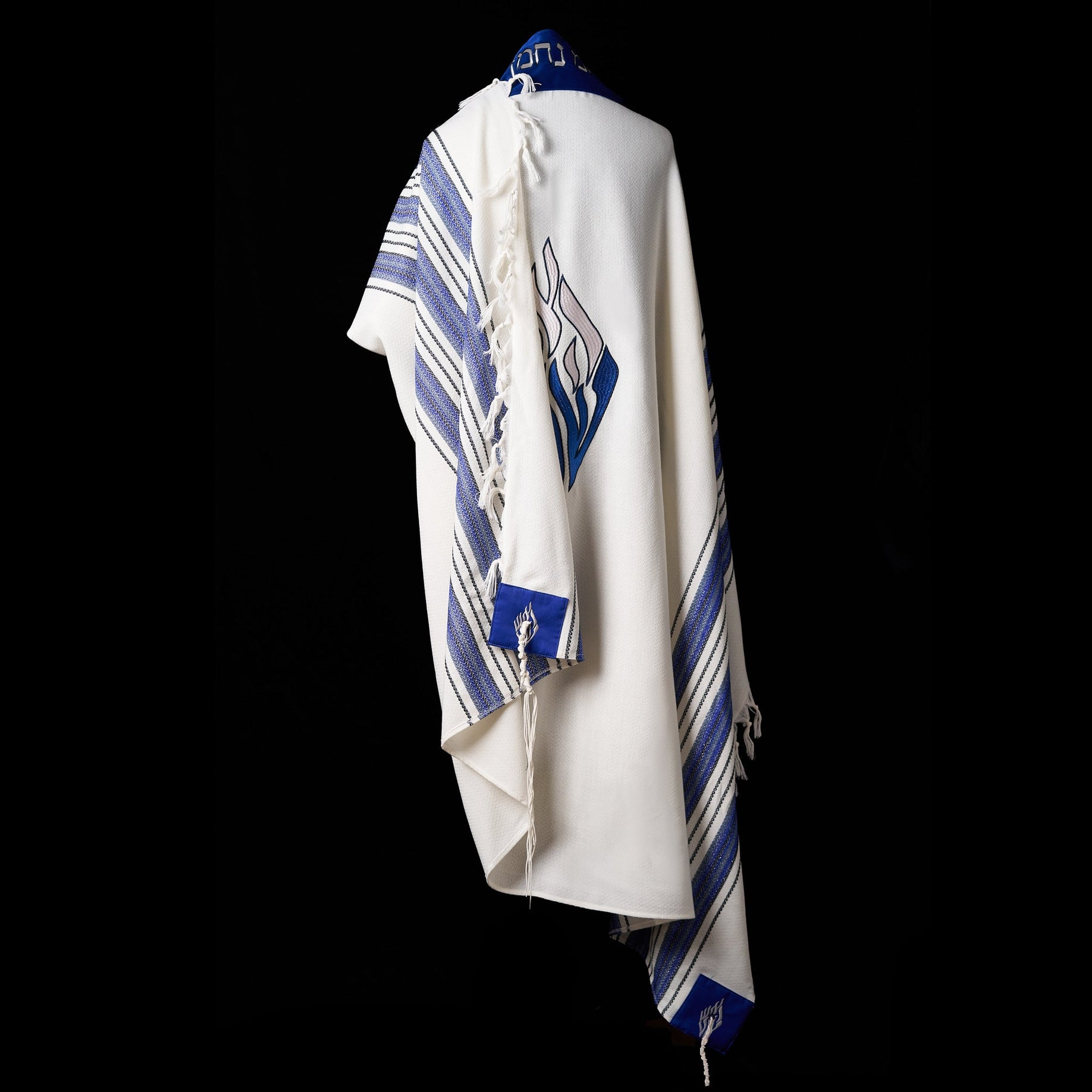 Tallit Nahman prestige blue & grey Kameart
