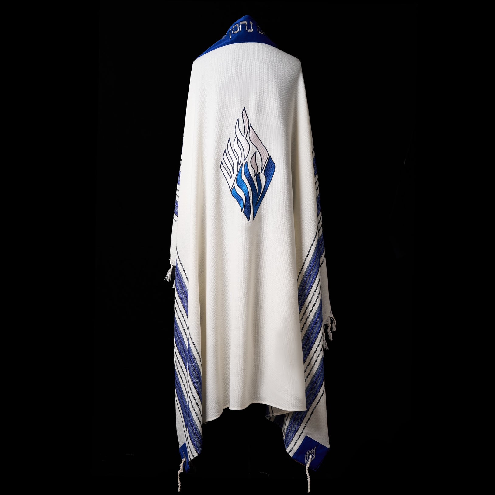 Tallit Nahman prestige blue & grey