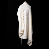 Tallit Maguen David prestige White & Cream