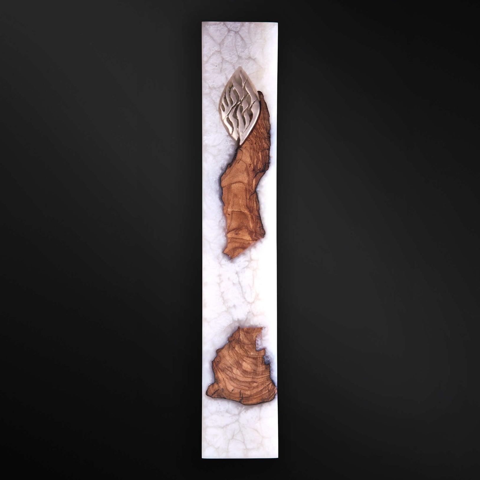 Mezouzah Wood Epoxy Kameart
