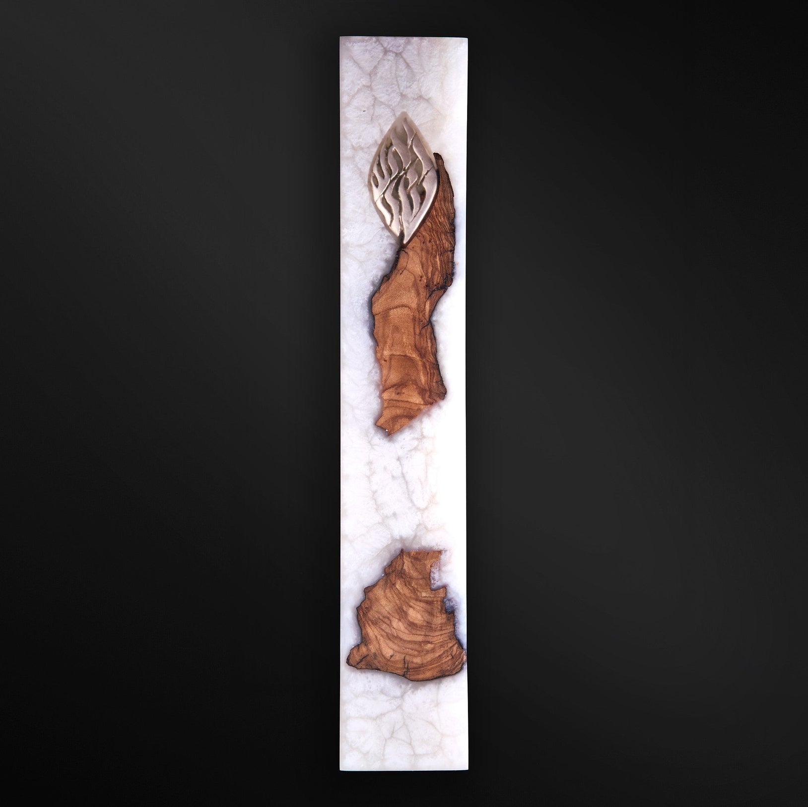 Mezouzah Wood Epoxy Kameart