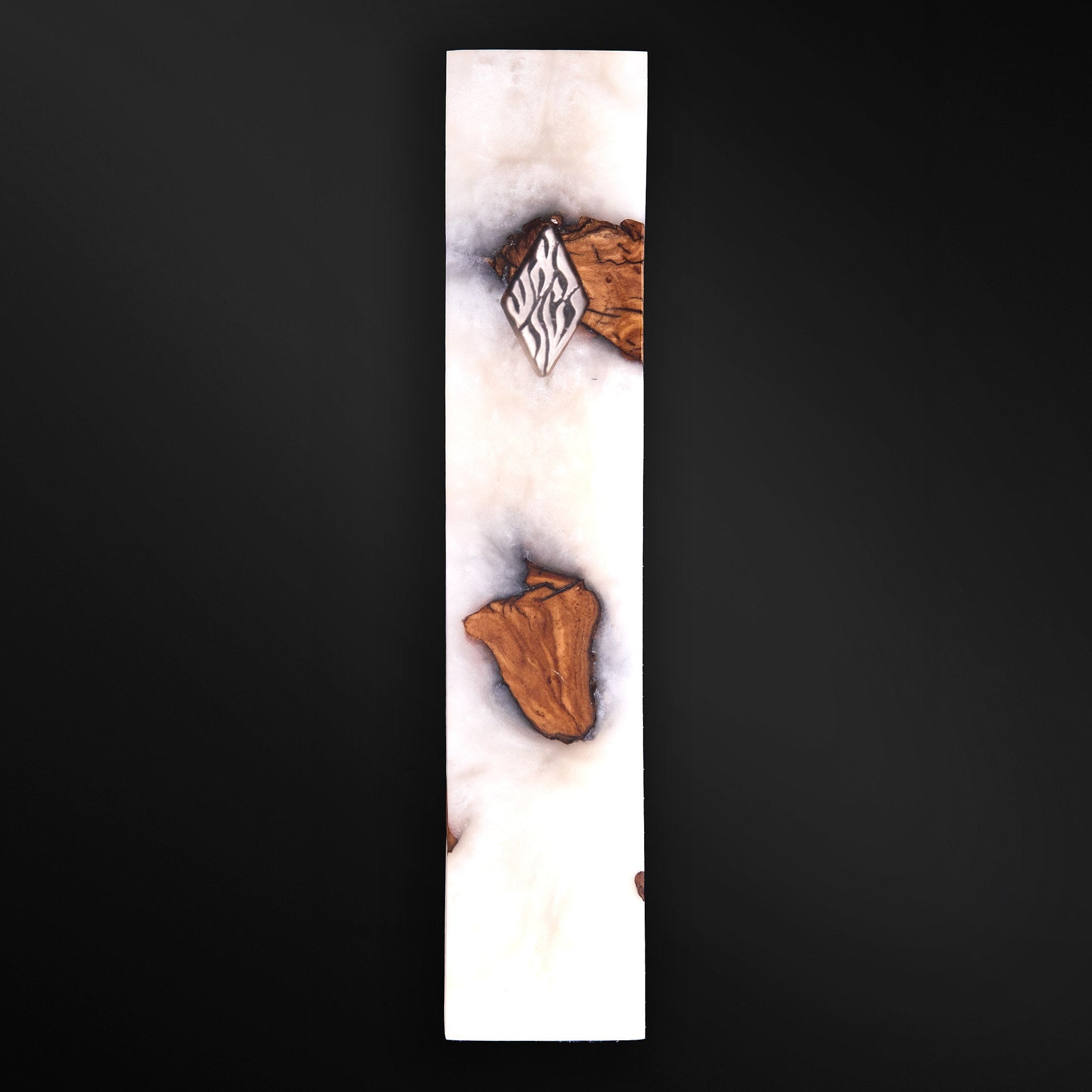 Mezouzah Wood Epoxy Kameart