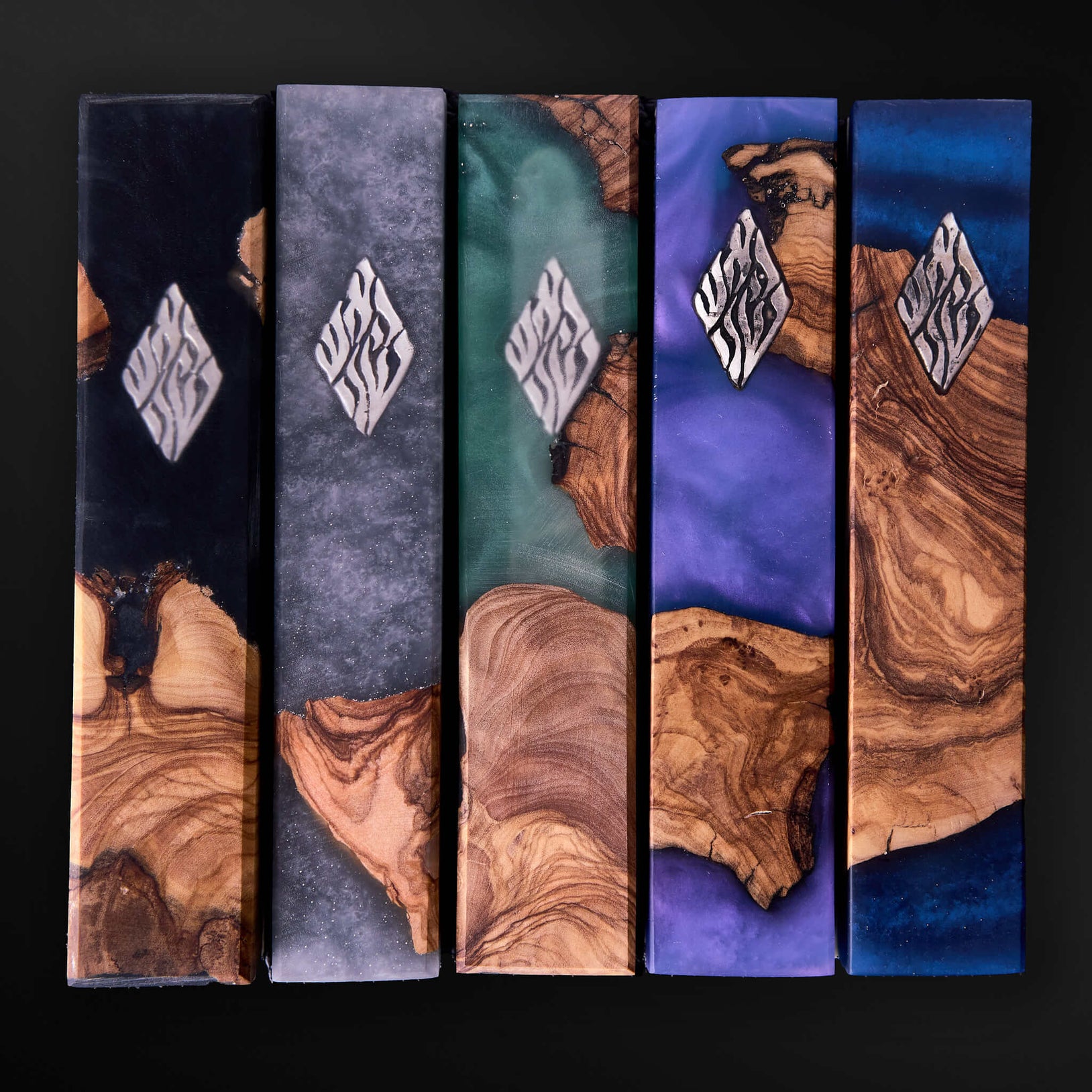 Mezouzah Wood Epoxy Kameart