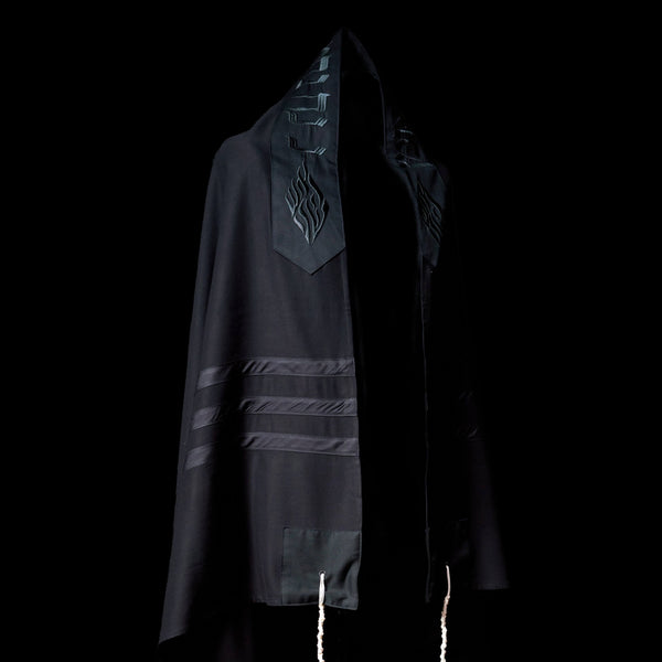 Tallit Nahman Bicolor Black Carbon Kameart