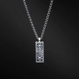 "ARI Pendant: Embrace the essence of the Ari pendant, a truly remarkable accessory. Its captivating design conceals a hidden wisdom that adds depth and meaning to your personal style, making a profound statement about who you are."