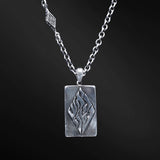 "Hidai Pendant: A collection of captivating images showcasing the fiery essence of the Hidai pendant. Engraved with the empowering words 'Aesh Sheli' (My Fire), it serves as a catalyst for passion and confidence. The precision craftsmanship of the square pendant radiates elegance and uniqueness, symbolizing your own distinct journey. Let these photos ignite your inner flame and empower you to shine boldly, embracing your true essence."