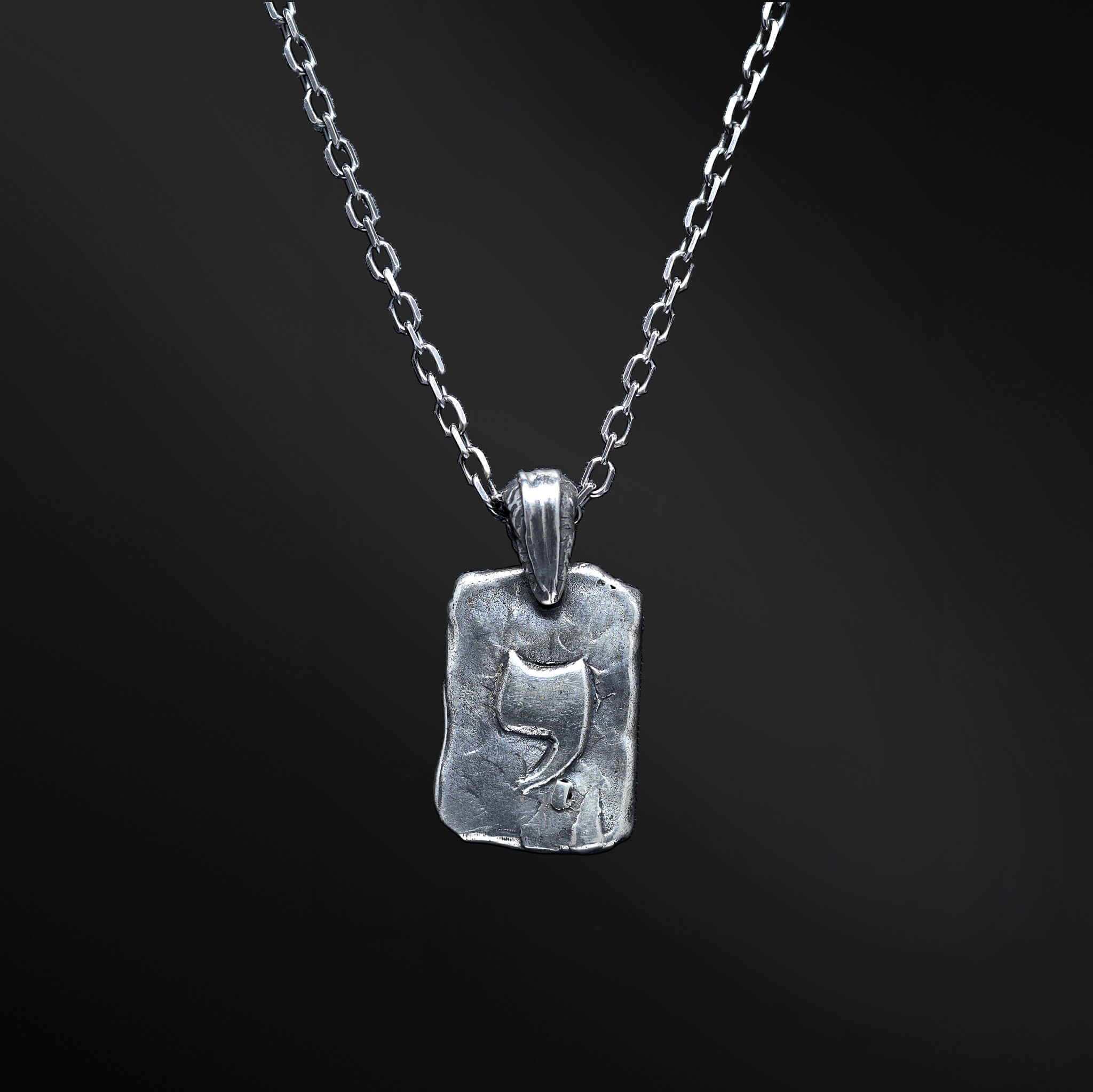 Youd Necklace: A representation of the exquisite Youd necklace, celebrating the sacred energy of the Hebrew letter &