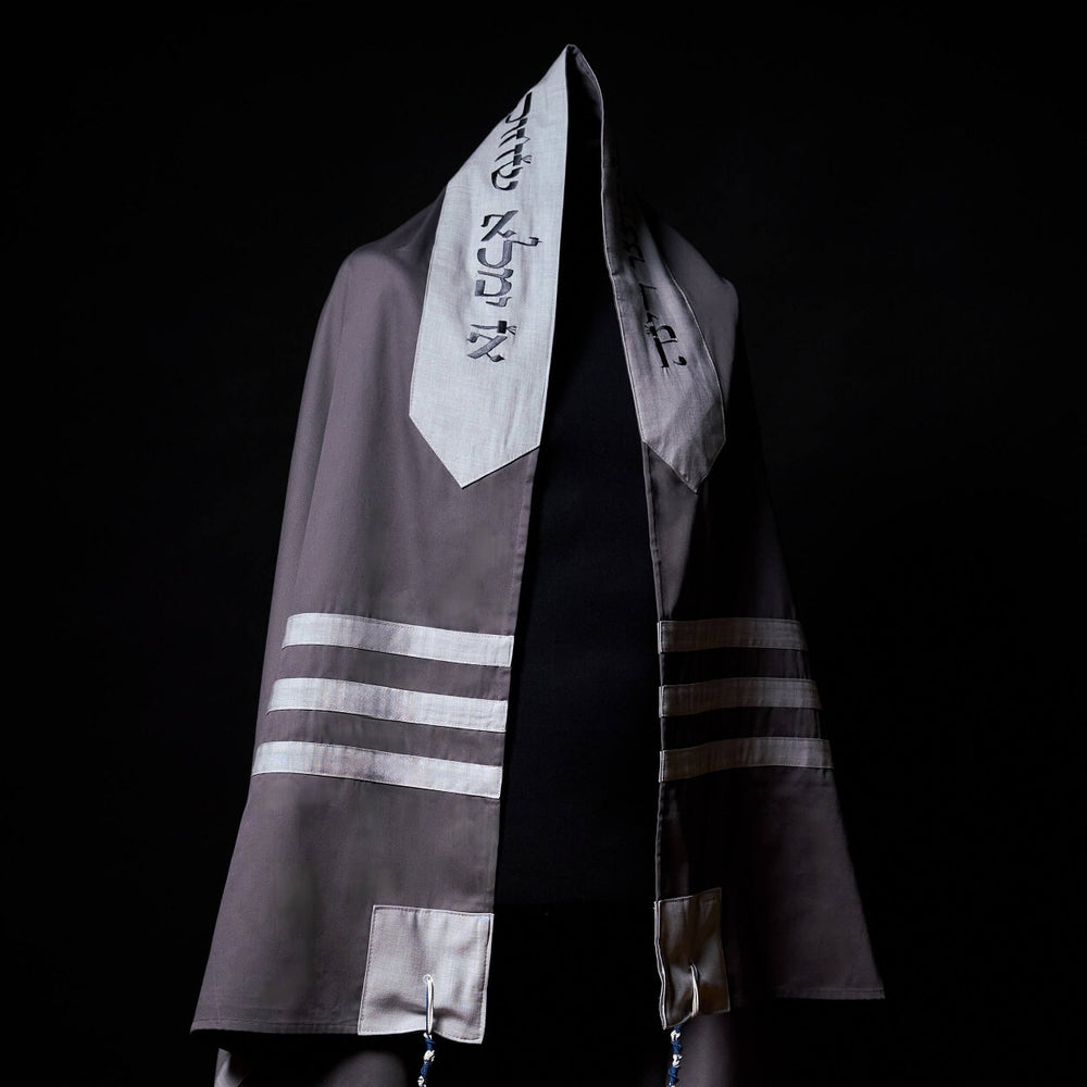 Tallit AZ Double Grey