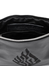 Aesh Sheli Leather Pouch Handbag Black Smooth Israel