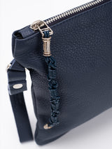 Aesh Sheli Leather Pouch Navy Blue Israel
