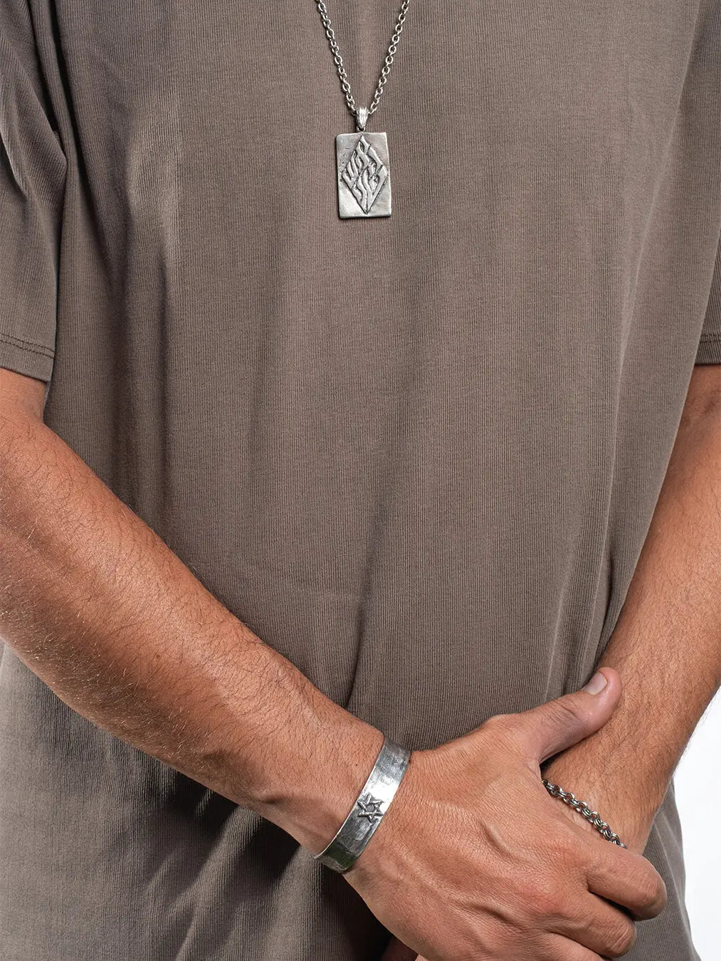 Aesh Sheli Necklace Sterling Silver 925 Breslov Israel