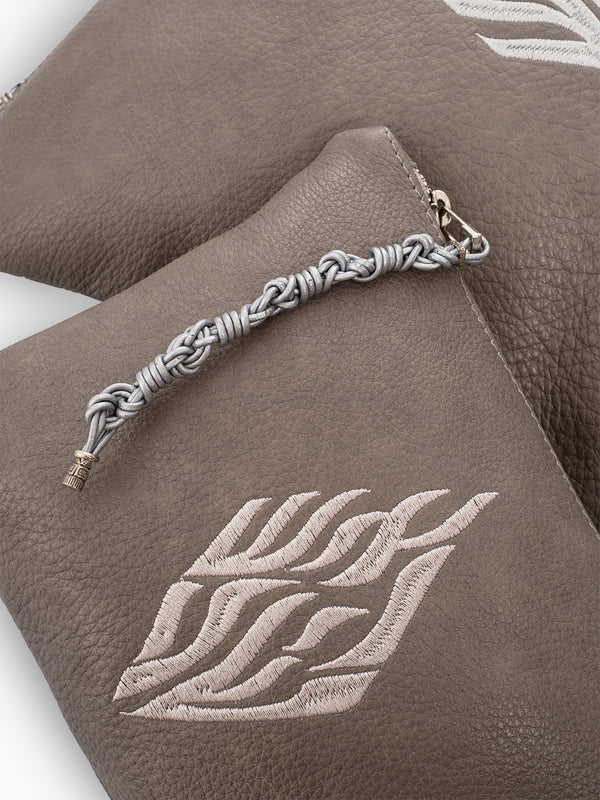 Aesh Sheli Tallit Bag Light Brown Leather Israel Breslov