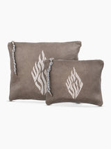 Aesh Sheli Tallit Bag Light Brown Leather Israel Breslov