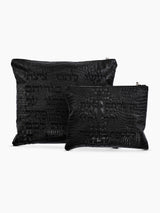 Aesh Sheli Tallit Tefilin Bag Set Croco Leather Israel