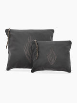 Aesh Sheli Tallit Tefilin Bag Set Gray Leather Israel