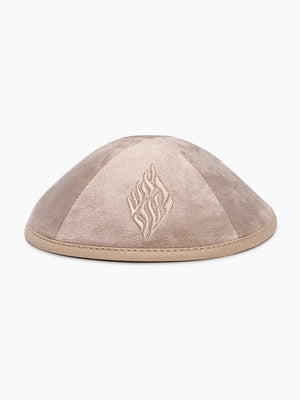 Aesh Sheli Velvet Kippah Yarmulke Israel Breslov Jewish