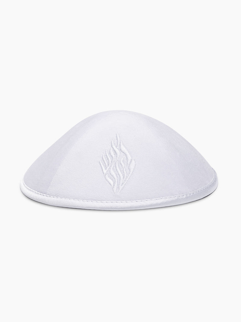 Aesh Sheli Velvet Kippah Yarmulke Israel Breslov Jewish