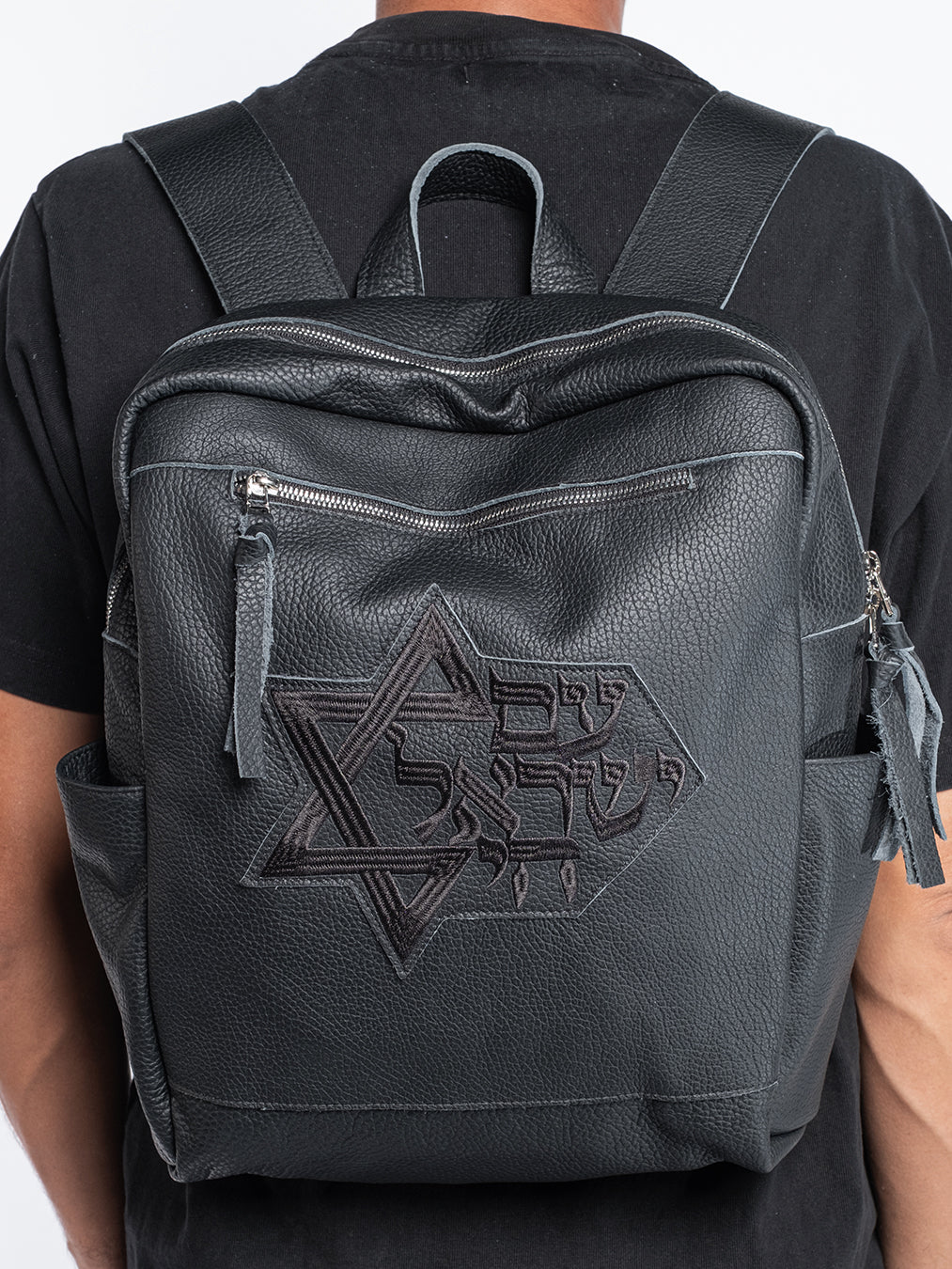 Am Israel Chai Backpack Canvas Israel Jewish Bag