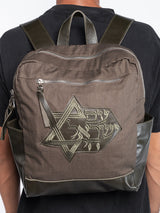 Am Israel Chai Backpack Canvas Israel Jewish Bag