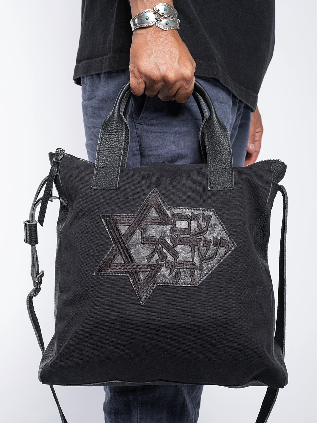Am Israel Chai Tote Bag Canvas Israel Jewish