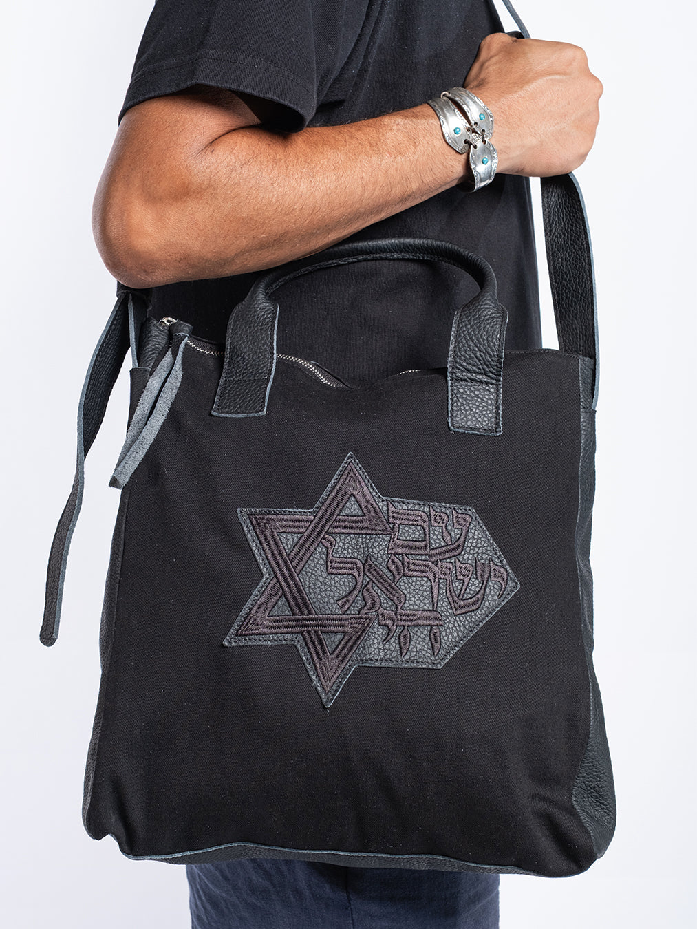 Am Israel Chai Tote Bag Canvas Israel Jewish