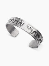 Bangle Bracelet Sterling Silver 925 White Diamond Israel