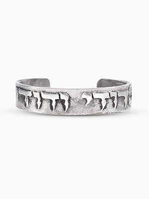 Bangle Bracelet Sterling Silver 925 White Diamond Israel