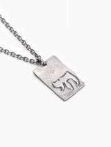 Chai Symbol Necklace Sterling Silver 925 Diamond Israel