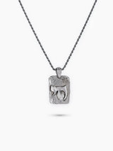 Chai Symbol Necklace Sterling Silver 925 Jewish Israel
