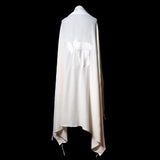 Chai Tallit White | Luxury Jewish Prayer Shawl