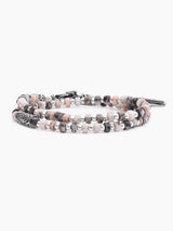 Colored bead Bracelet with Sterling Silver 925 Israel Isaac