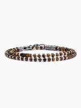 Colored bead Bracelet with Sterling Silver 925 Israel Isaac