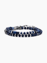 Colored bead Bracelet with Sterling Silver 925 Israel Isaac