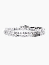 Colored bead Bracelet with Sterling Silver 925 Israel Isaac
