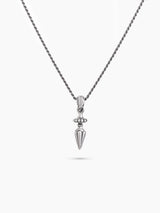 David Sword Necklace Sterling Silver 925 Israel Jewish
