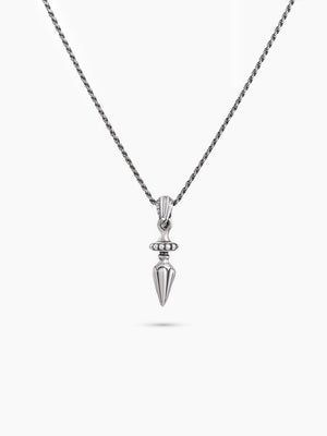 David Sword Necklace Sterling Silver 925 Israel Jewish