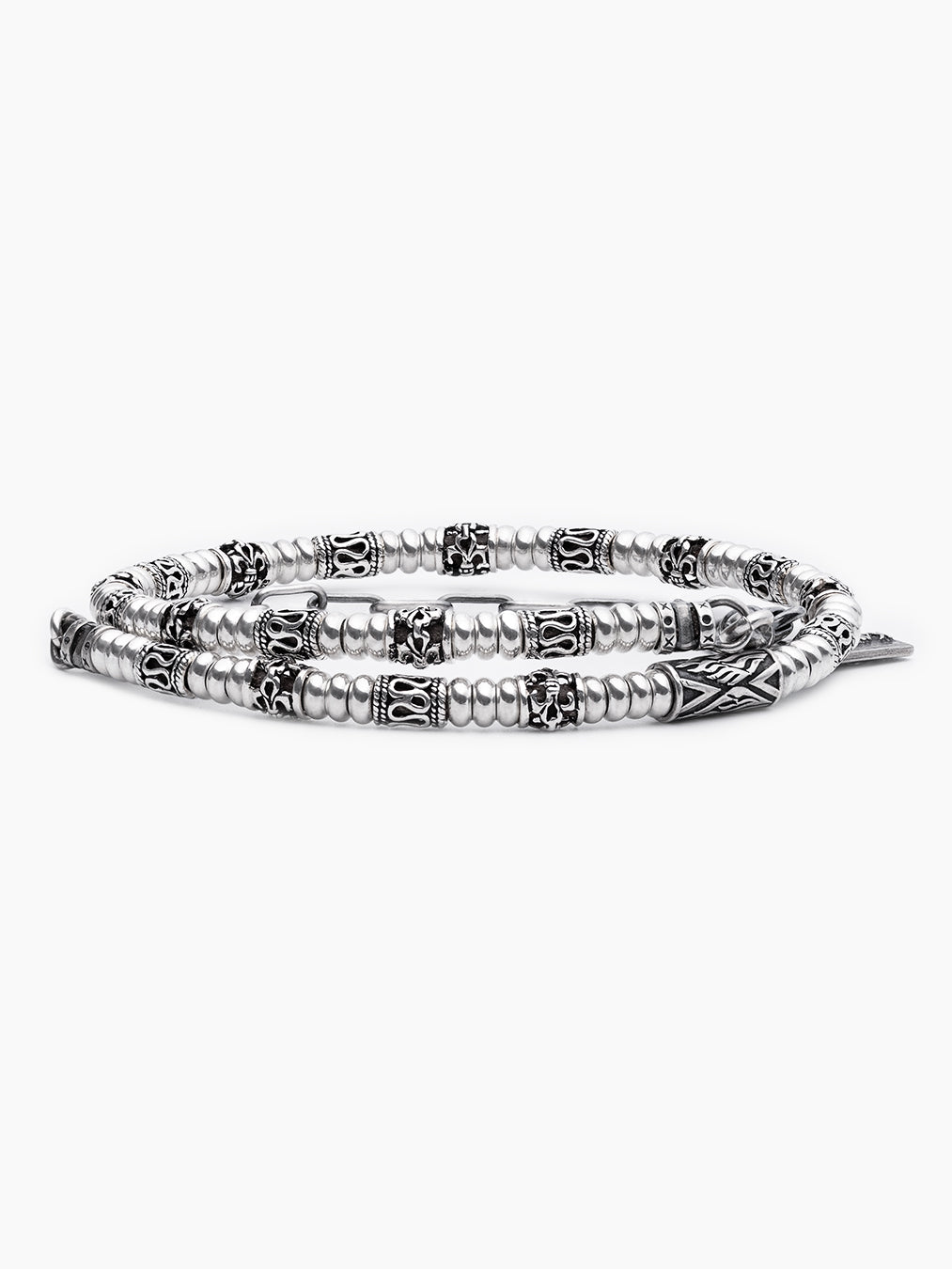 Double Chain Bracelet Silver 925 Israel Shimon