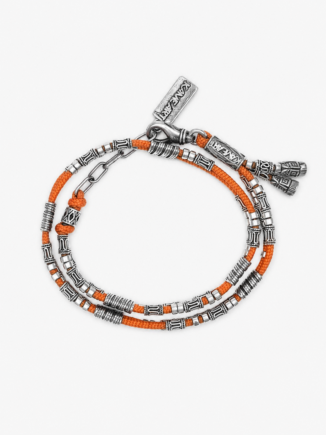 Double Cord Chain Bracelet Sterling Silver 925 Israel