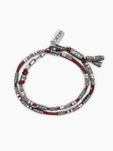 Double Cord Chain Bracelet Sterling Silver 925 Israel