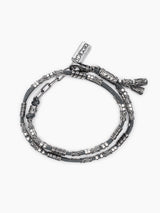 Double Cord Chain Bracelet Sterling Silver 925 Israel